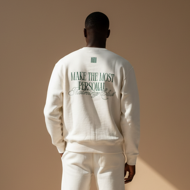 Sweater - Personal Training Club - White