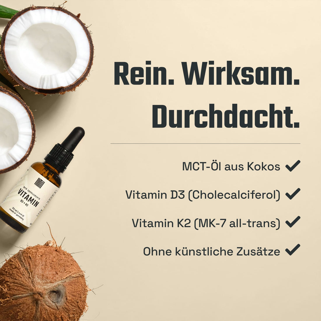D3/K2 Tropfen - MTM Supplements