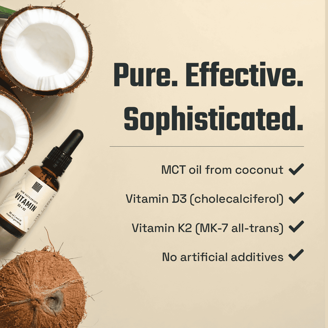 D3/K2 Tropfen - MTM Supplements